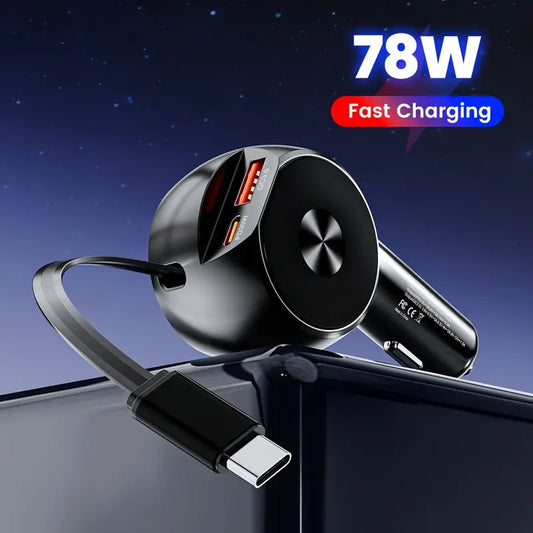 Evo-charge Model-C1 car charger with retractable cable